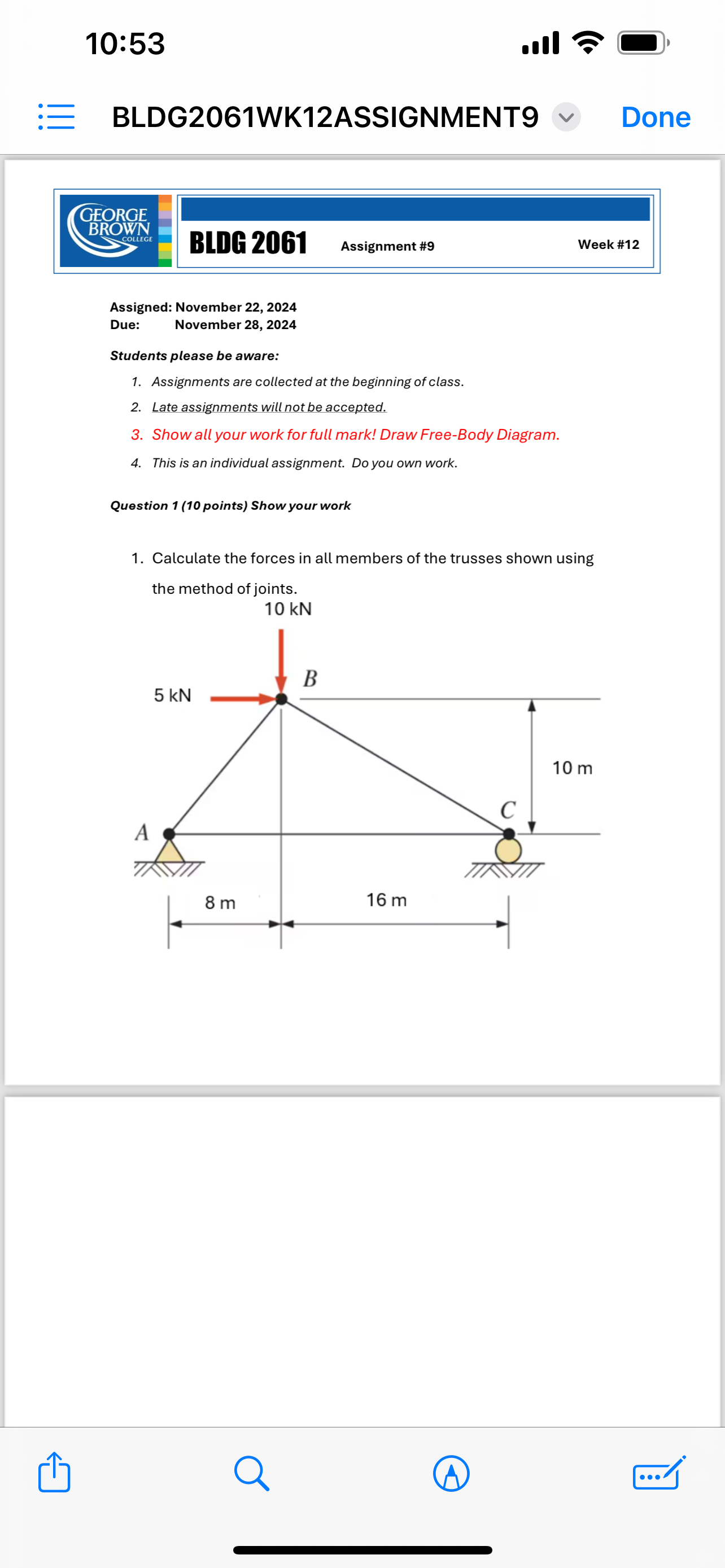 1 0 : 5 3 . BLDG 2 0 6 1 WK 1 2 ASSIGNMENT 9 Done