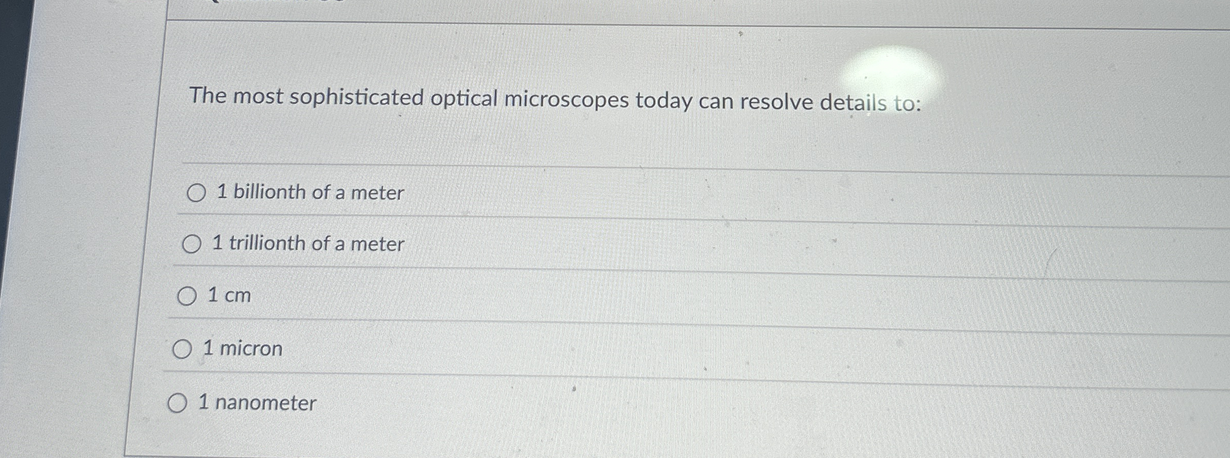 The most sophisticated optical microscopes today