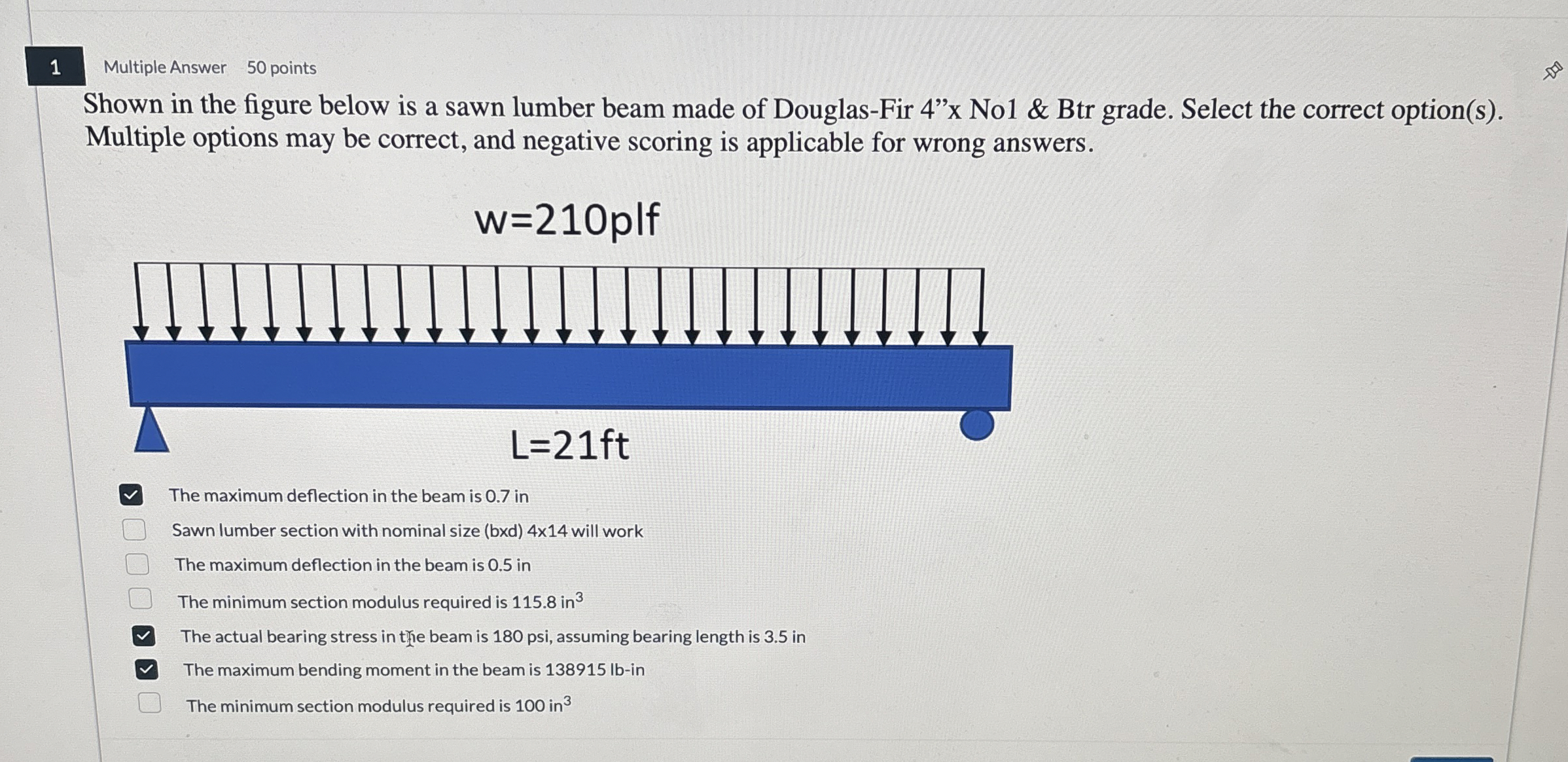 1 Multiple Answer 5 0 points Shown in the figure
