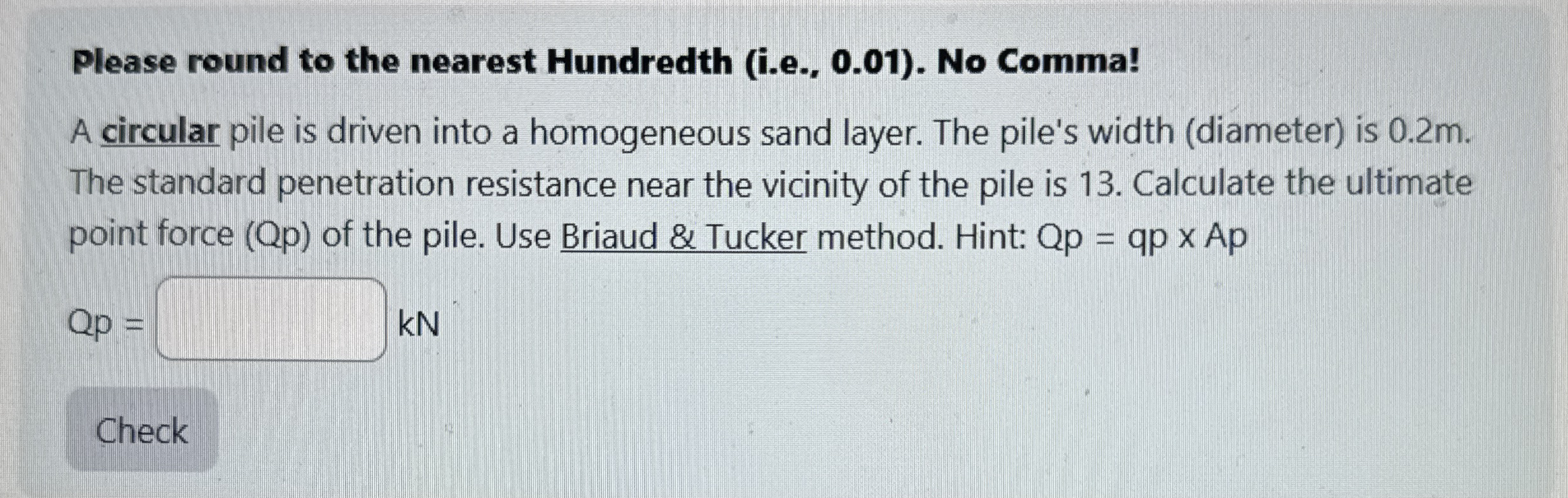 Please round to the nearest Hundredth ( i . e . ,