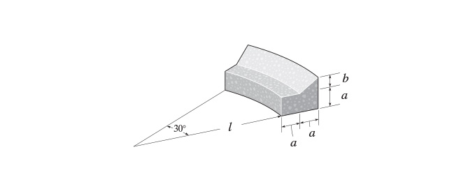 Consider the curb shown in ( Figure 1 ) . Suppose
