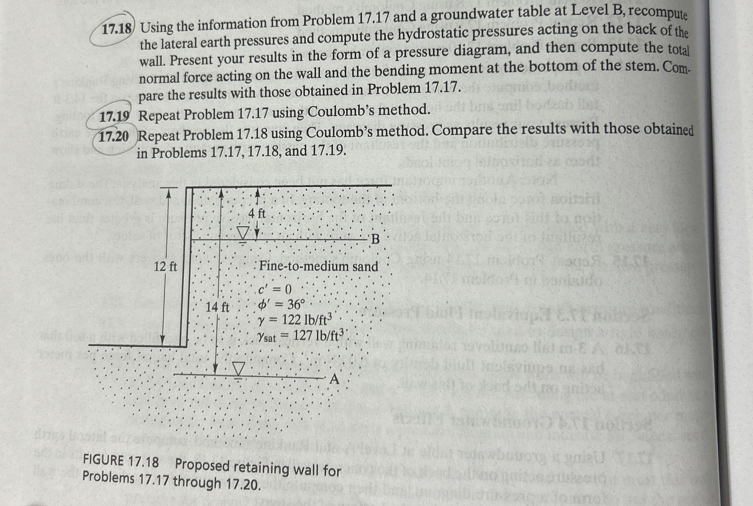 1 7 . 1 8 Using the information from Problem 1 7