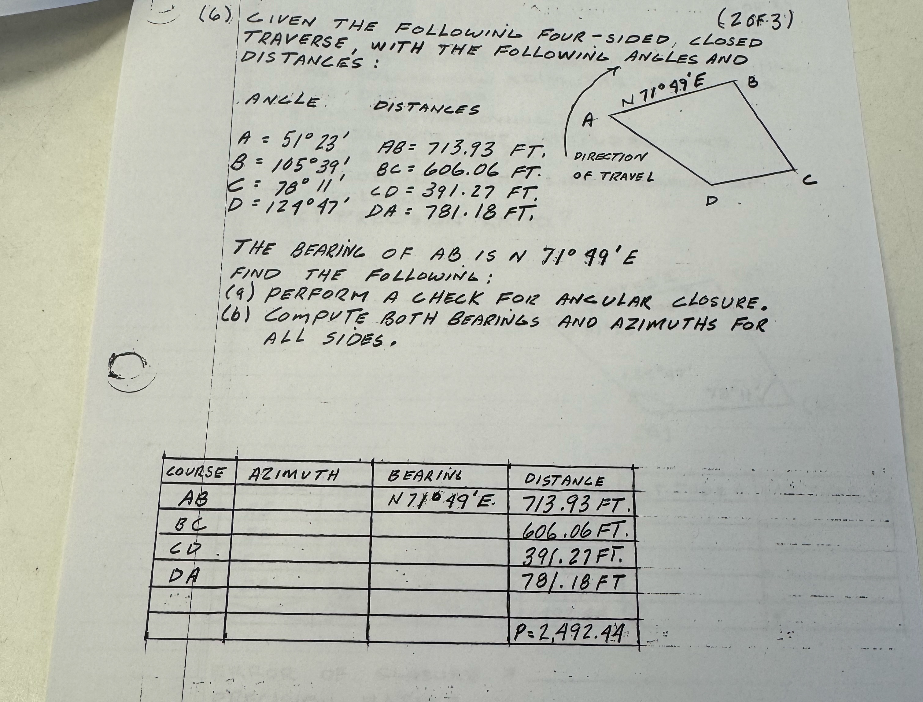 ( 2 6 5 * 3 ) ( 6 ) CIVEN THE FOLLOWINIL FOUR -