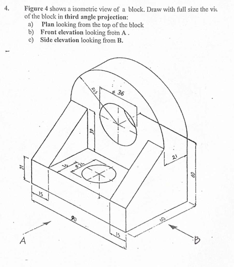 Draw each side in a frame each frame is ( 1 3 . 9