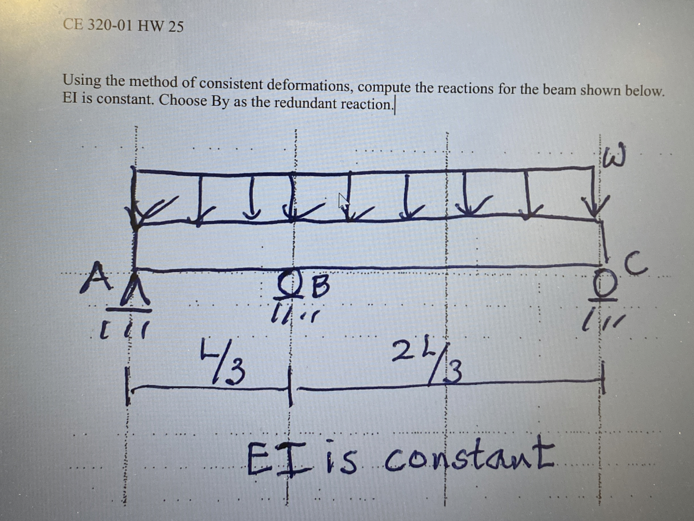 CE 3 2 0 - 0 1 HW 2 5 Using the method of