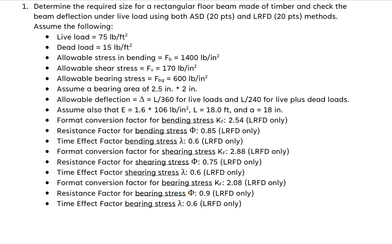 Determine the required size for a rectangular