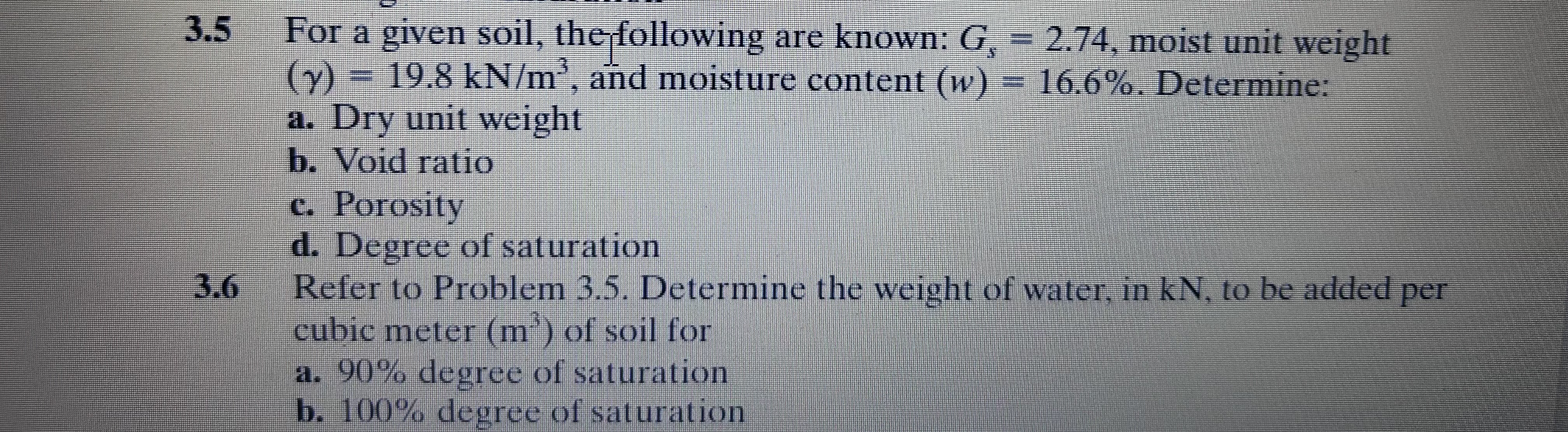 How to calculate the moisture content by givening