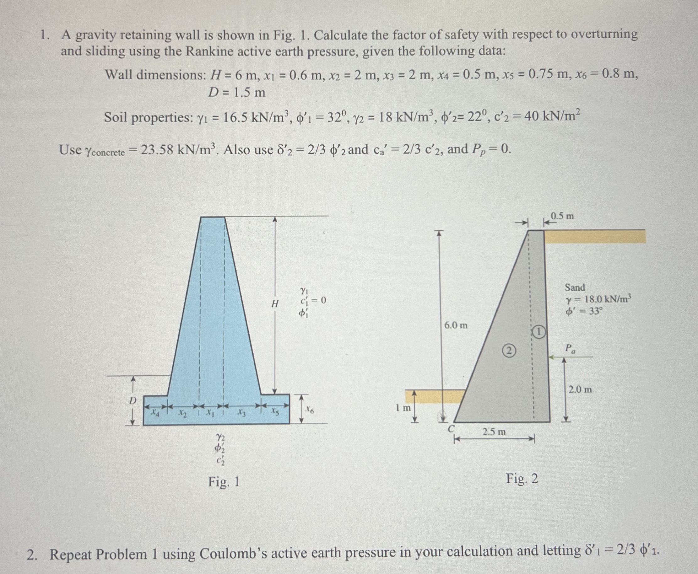 * * * * * * UTILIZE PROBLEM 1 TO DO PROBLEM 2 * *
