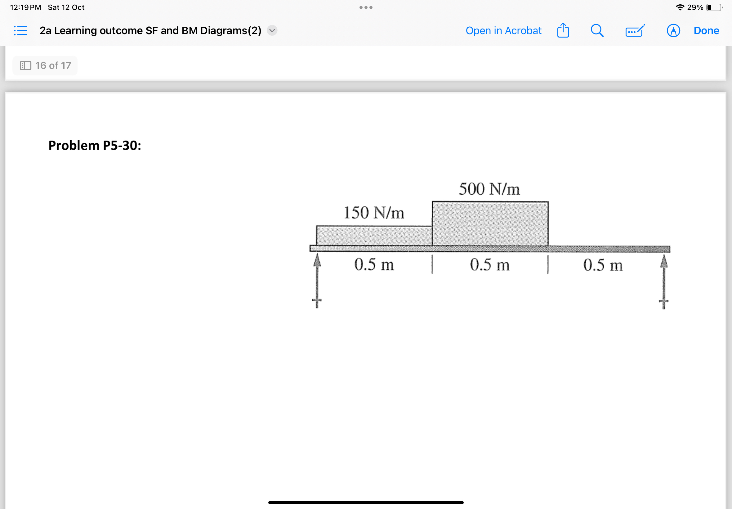1 2 : 1 9 PM Sat 1 2 Oct 2 9 % : 2 a Learning