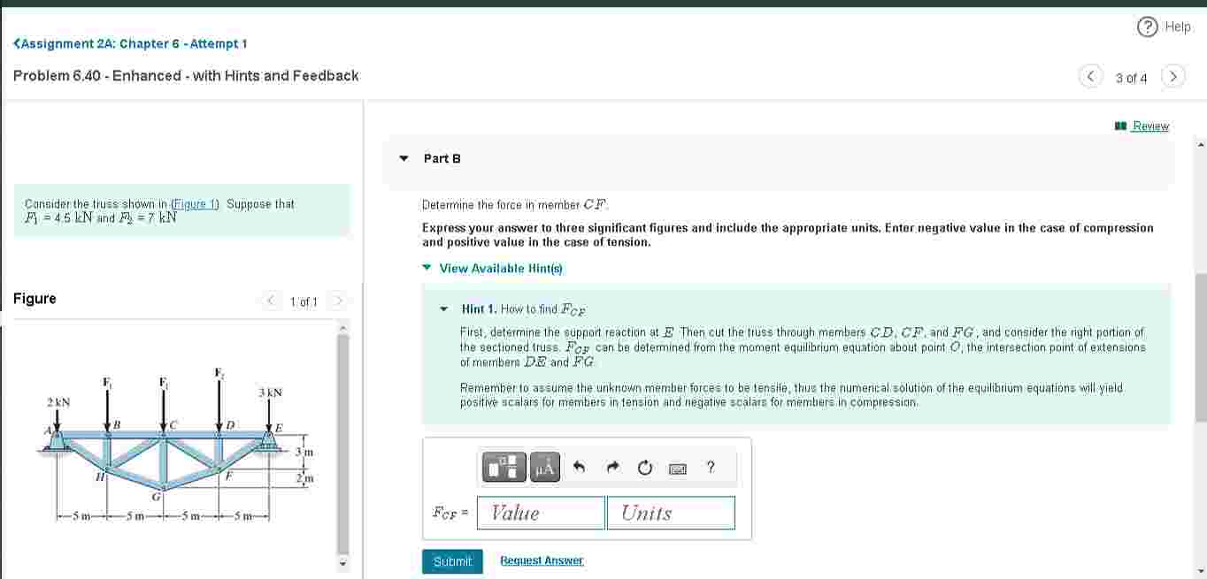 Problem 6 . 4 0 - Enhanced - with Hints and