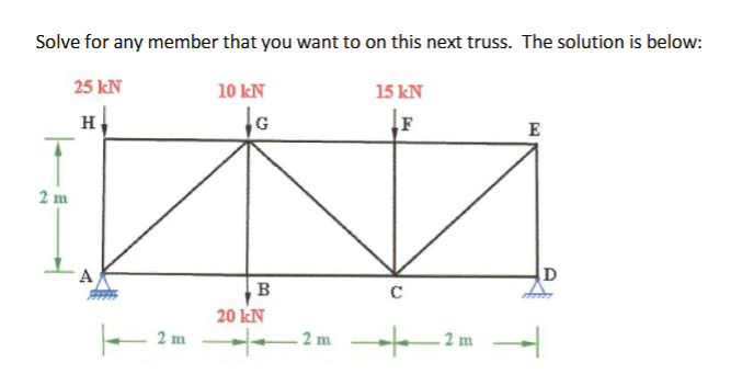 Solve for any member that you want to on this