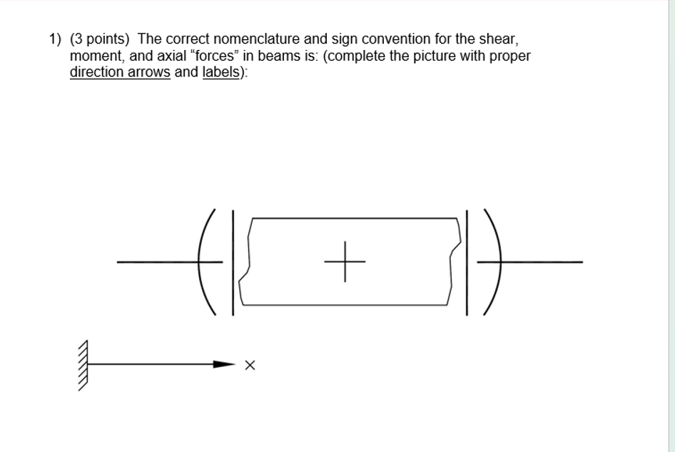 1 ) ( 3 points ) The correct nomenclature and