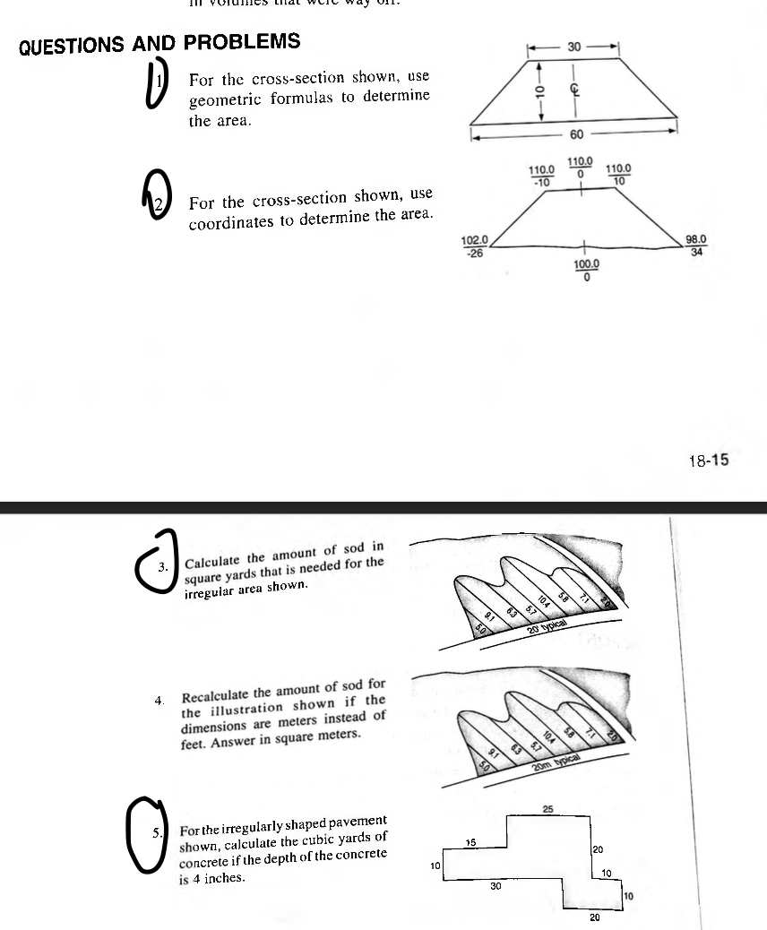 QUESTIONS AND PROBLEMS For the cross - section