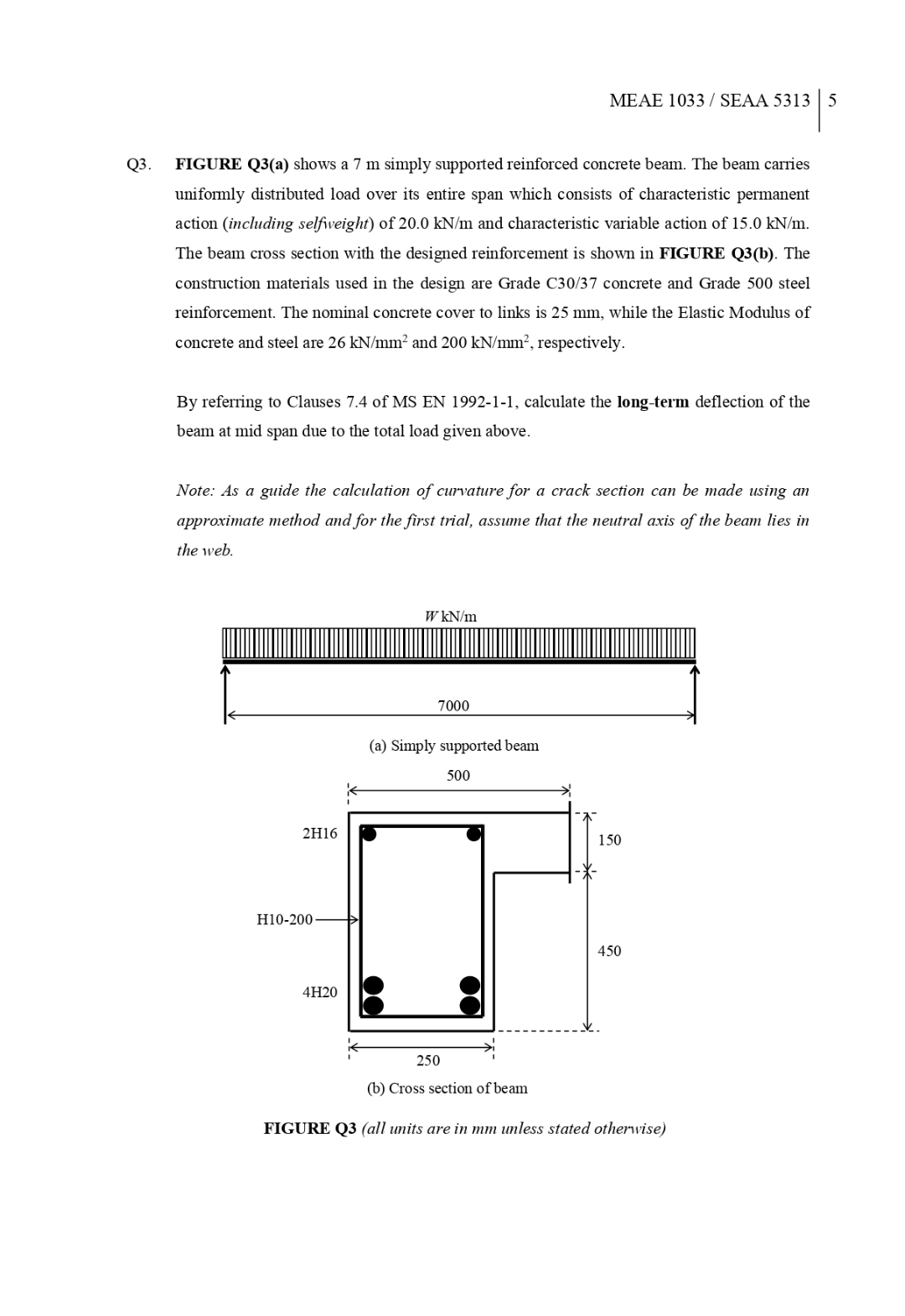 MEAE 1 0 3 3 / SEAA 5 3 1 3 5 Q 3 . FIGURE Q 3 (