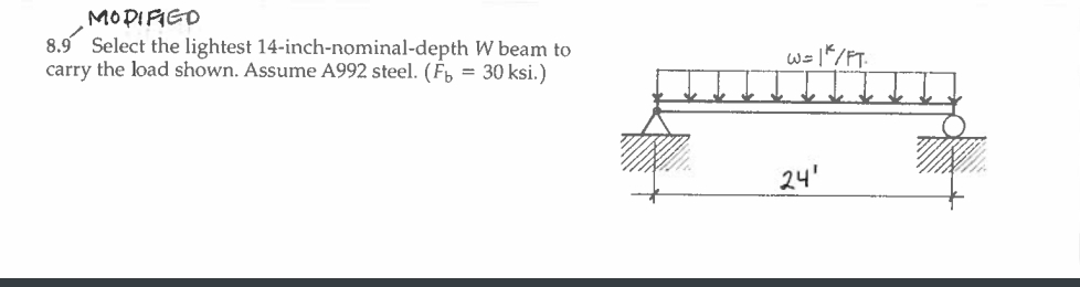 MODIFED 8 . 9 Select the lightest 1 4 - inch -