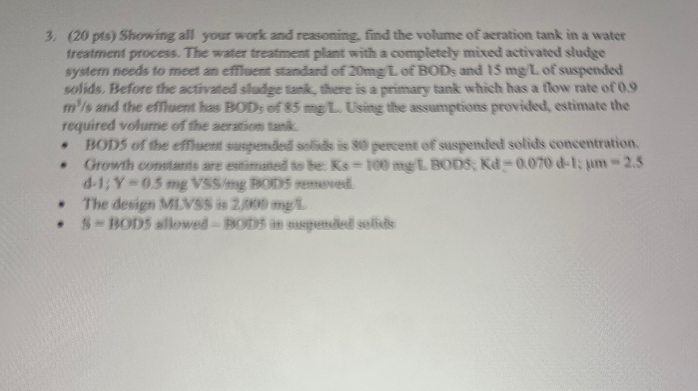 ( 2 0 pts ) Showing all your work and reasoning,