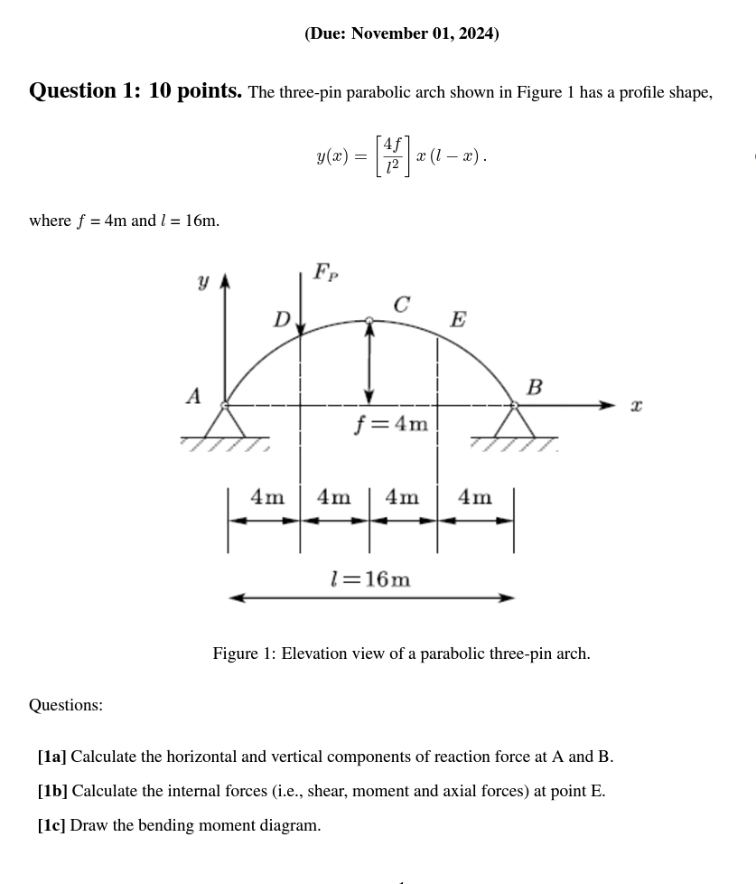 ( Due: November 0 1 , 2 0 2 4 ) Question 1 : 1 0