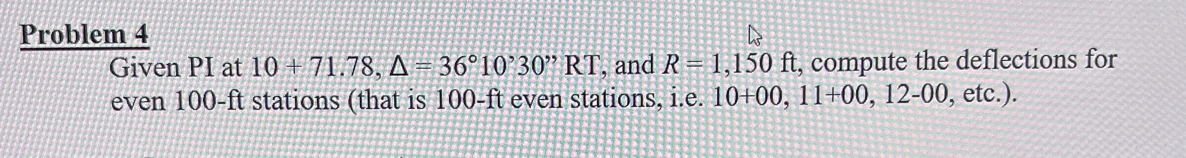 Problem 4 Given PI at 1 0 + 7 1 . 7 8 , = 3 6 1 0