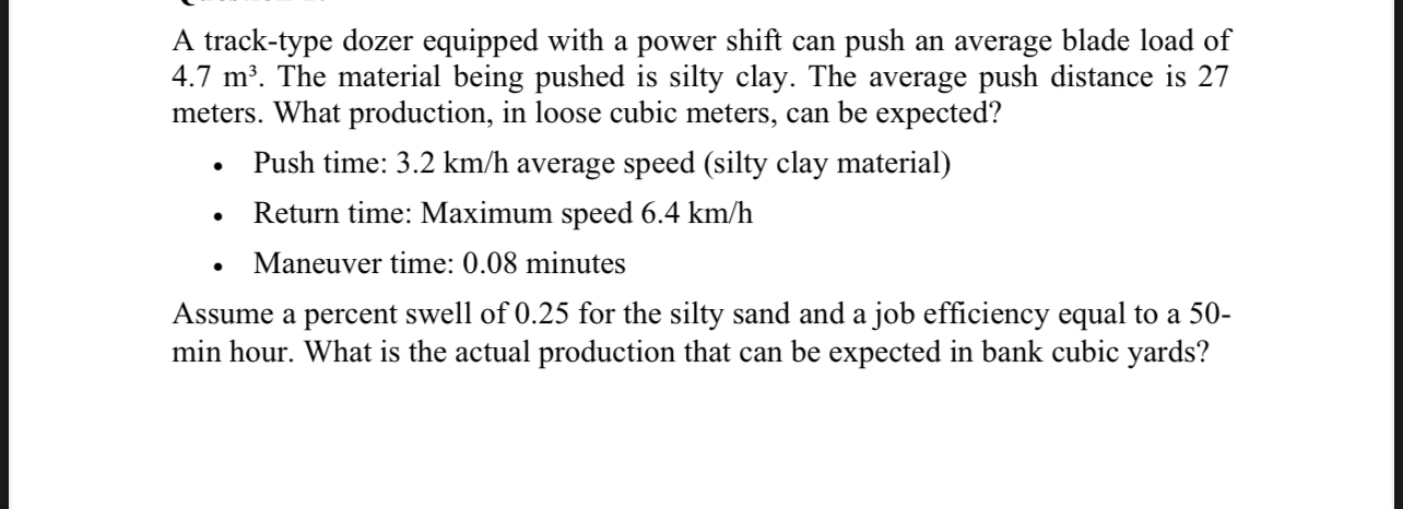 A track - type dozer equipped with a power shift