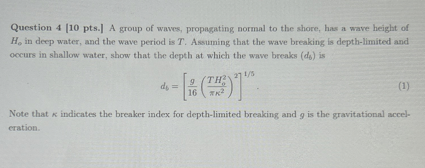 Question 4 [ 1 0 pts . ] A group of waves,