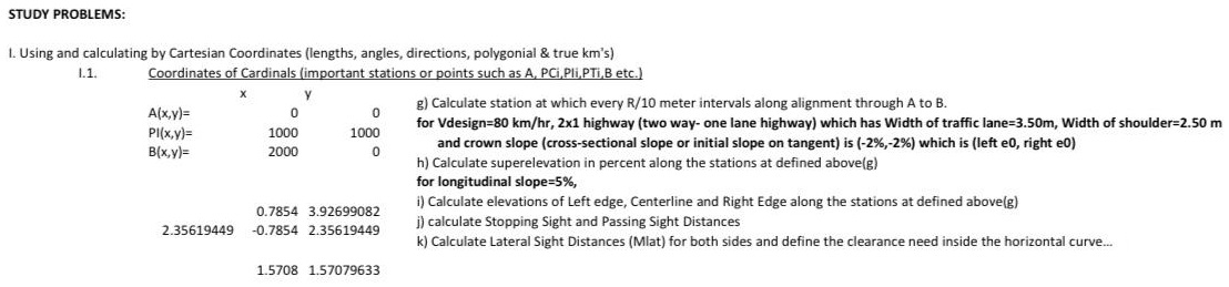 STUDY PROBLEMS: L . Using and calculating by
