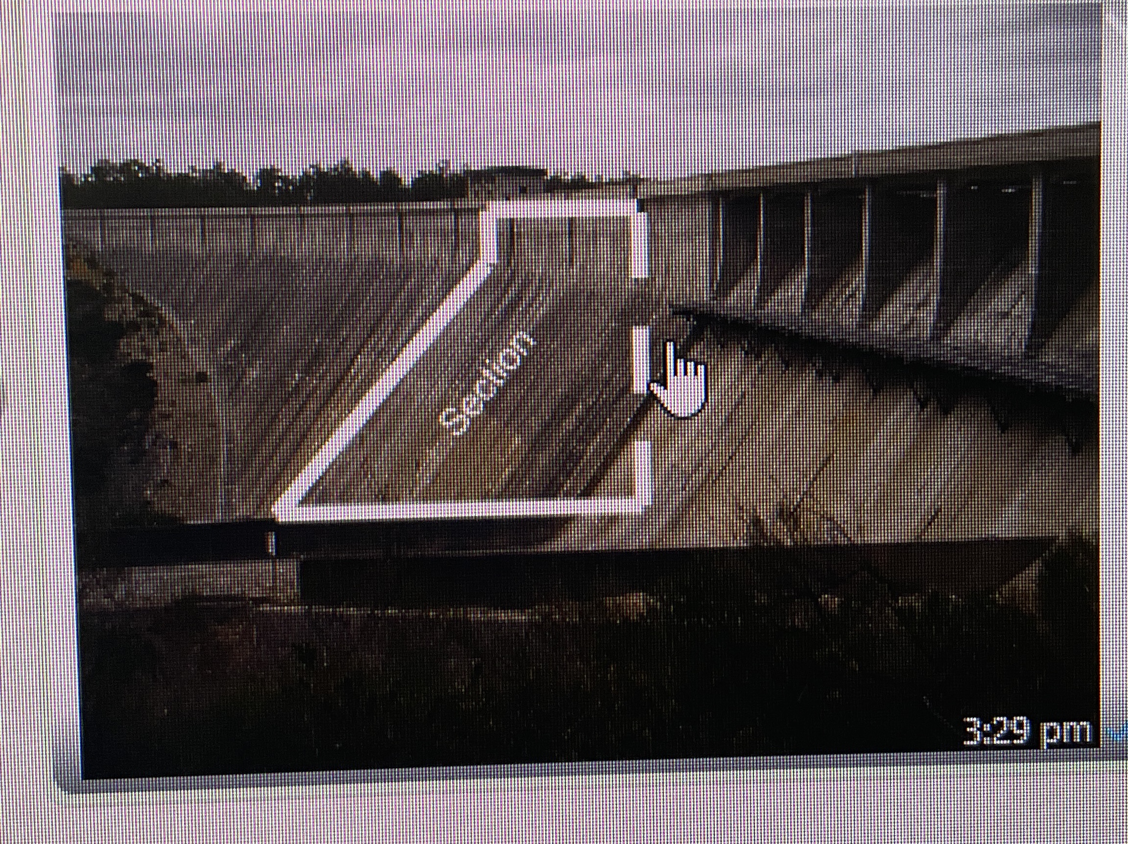 The Canning Dam is a Reinforced Concrete gravity