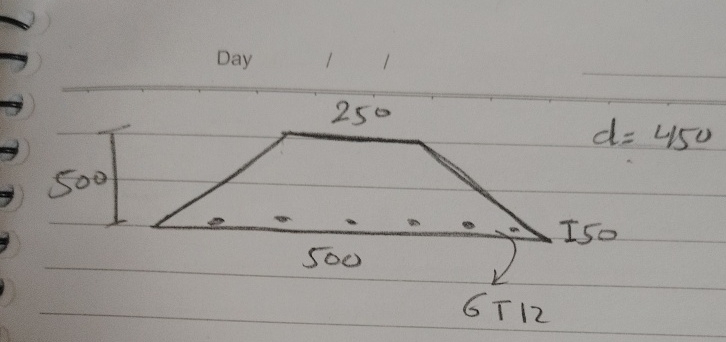 How to solve Design this sections and find M