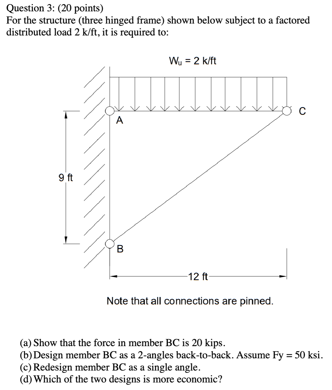 Please answer / show work for parts b - d in the