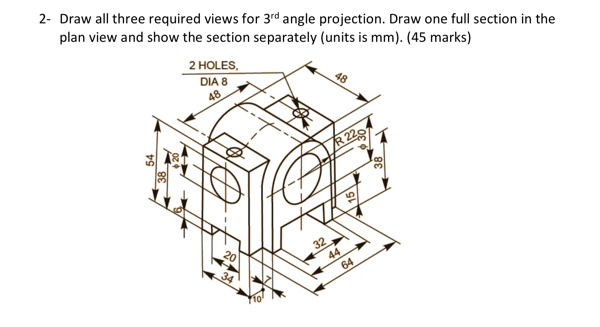 For the plan view, I would like to make the