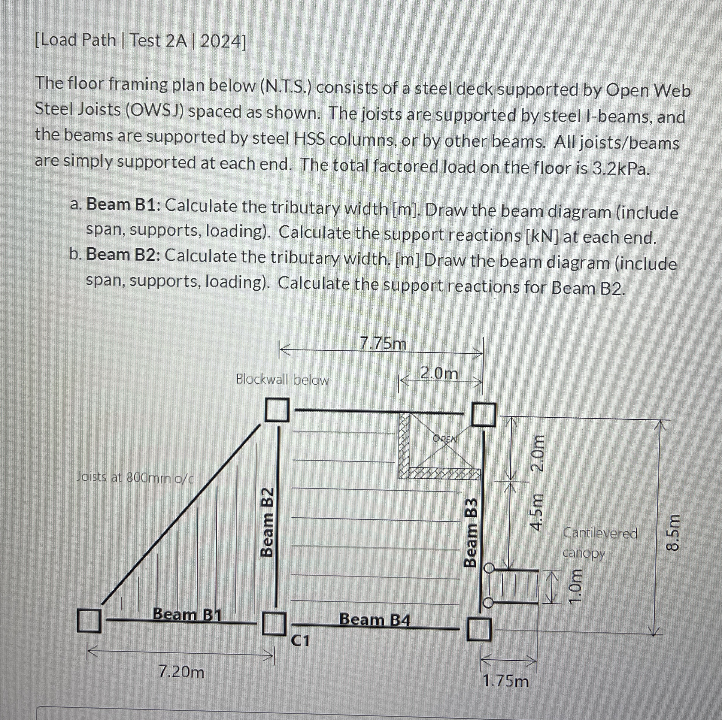 Help me solve this please [ Load Path | Test 2 A