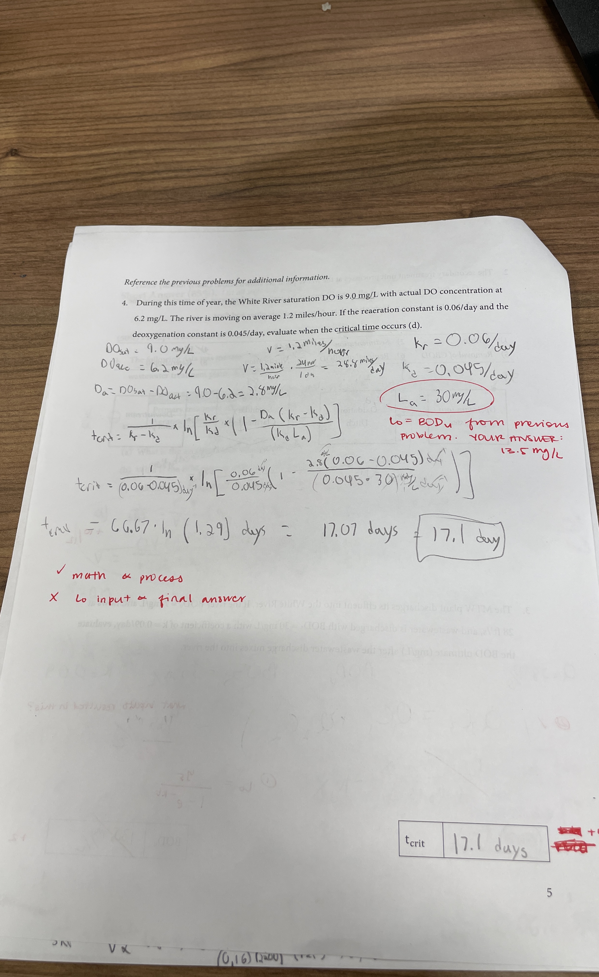 Reference the previous problems for additional