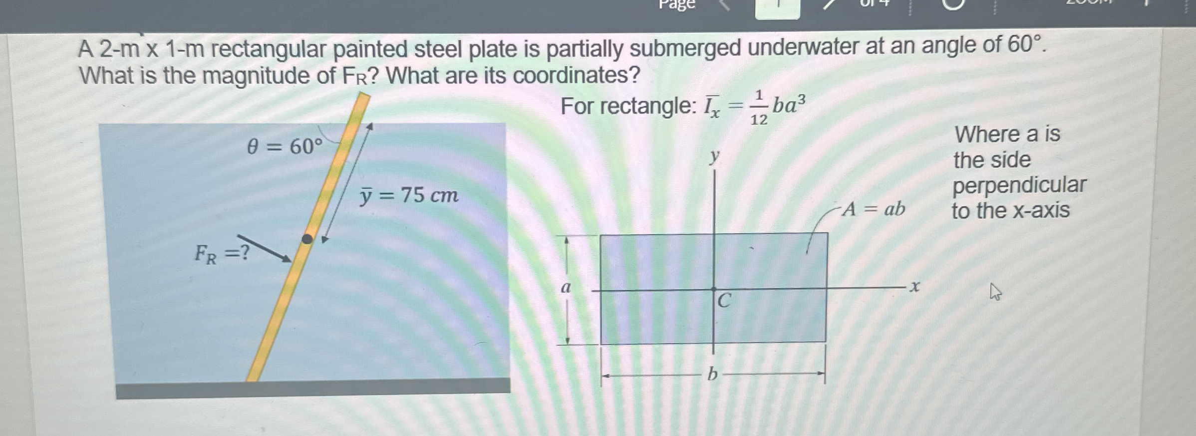 A 2 - m x 1 - m rectangular painted steel plate