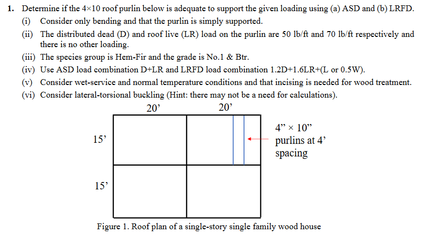 1 . Determine if the \ ( 4 \ times 1 0 \ ) roof