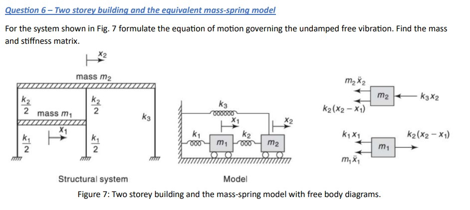 Question 6 - Two storey building and the