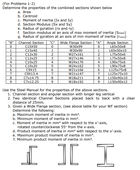 ( For Problems 1 - 2 ) Kindly use " C " = 9 ; " B