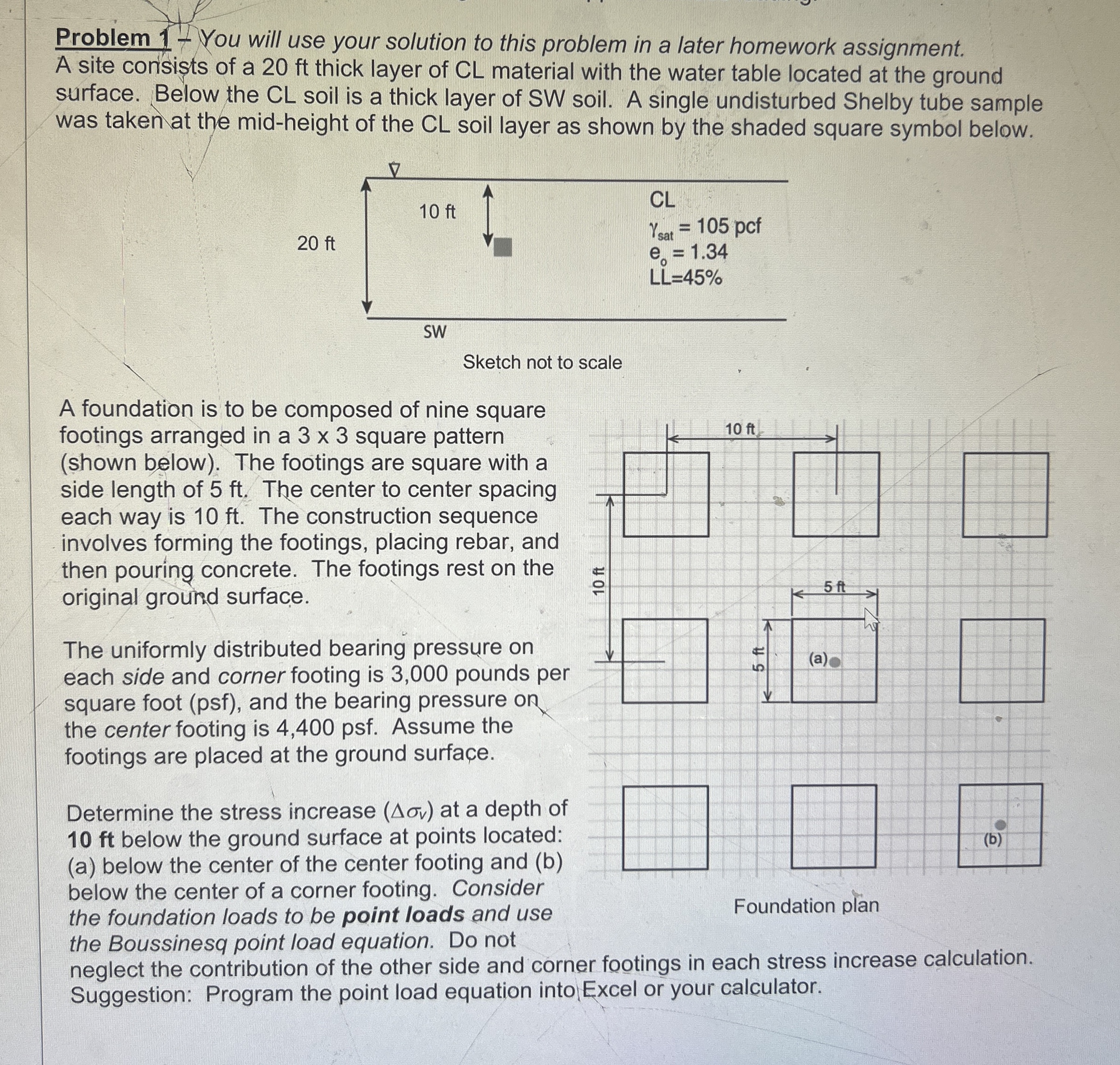Problem 1 - You will use your solution to this