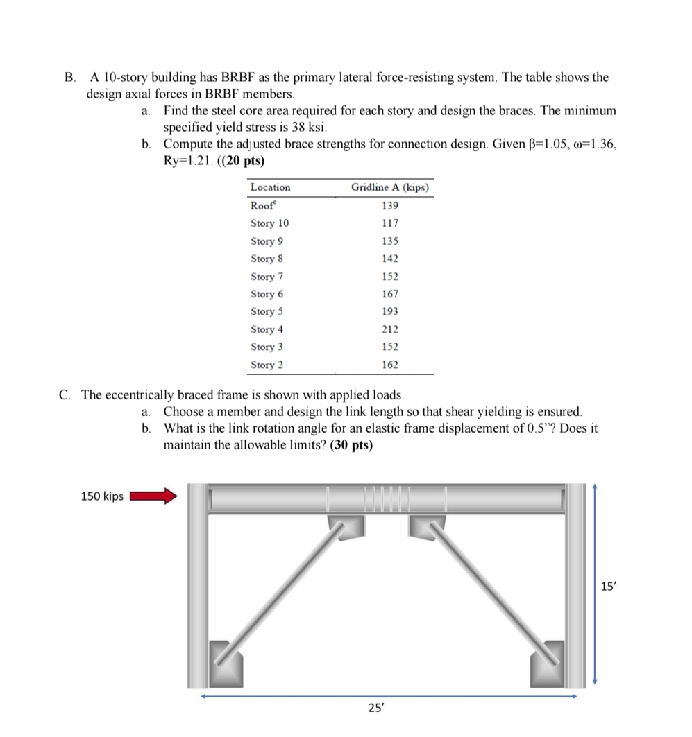 B . A 1 0 - story building has BRBF as the