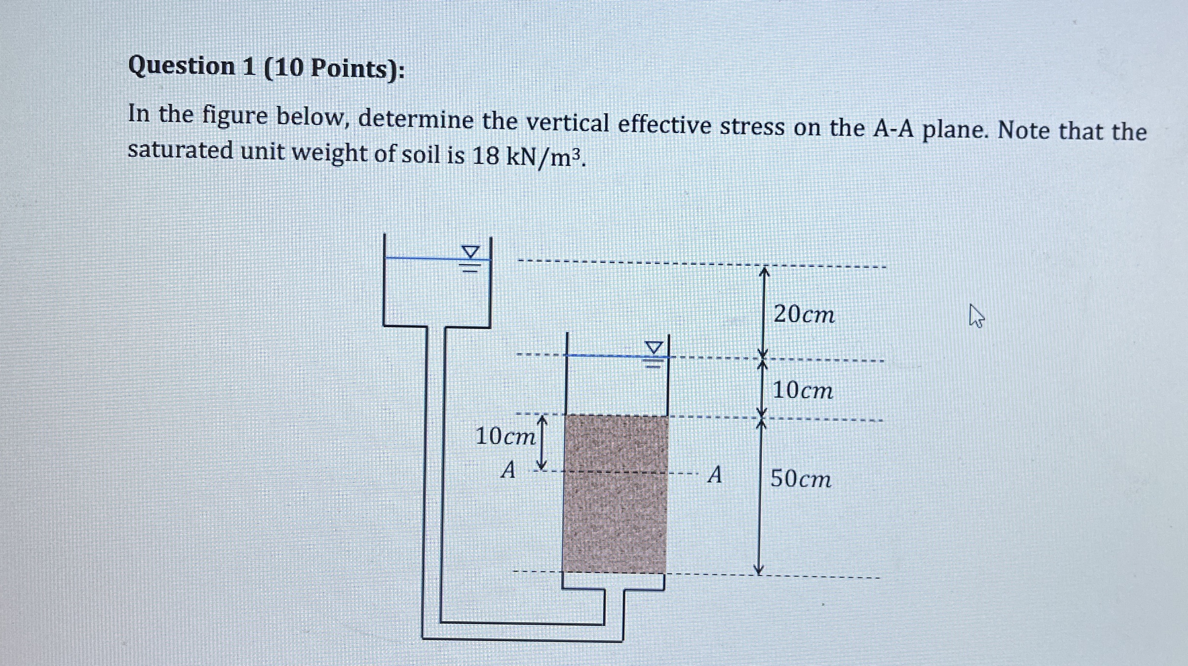 Question 1 ( 1 0 Points ) : In the figure below,