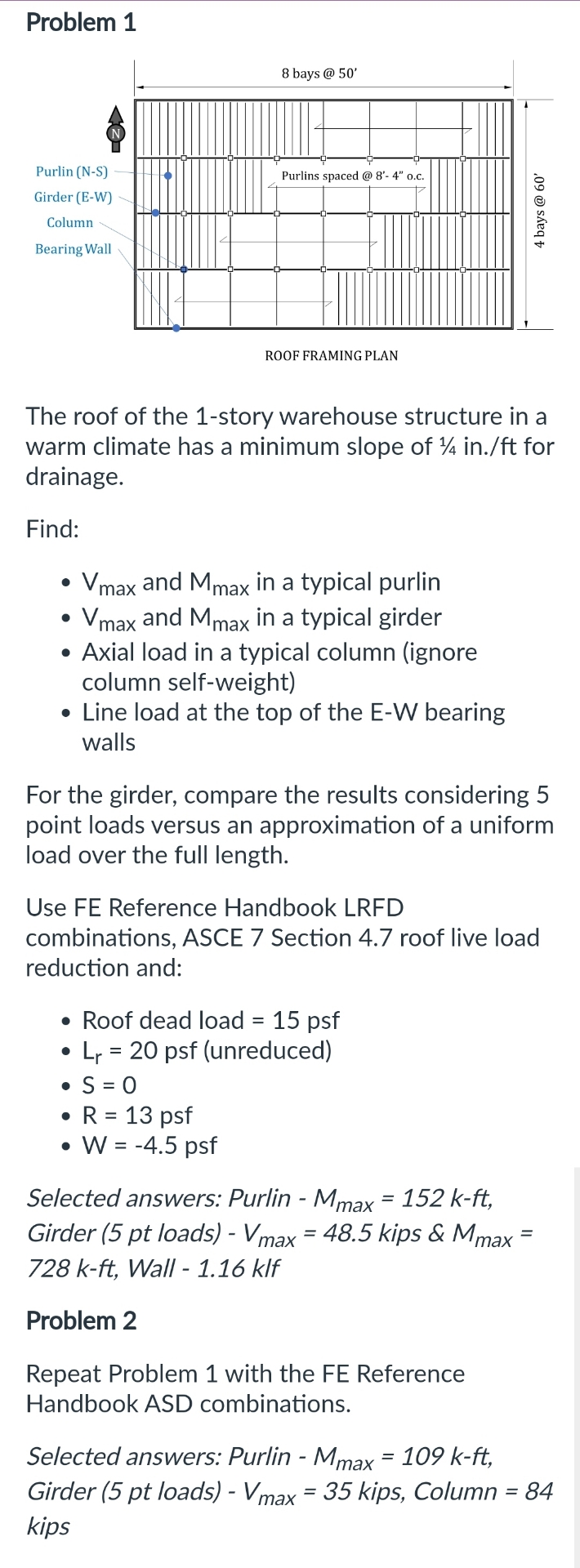 The roof of the 1 - story warehouse structure in