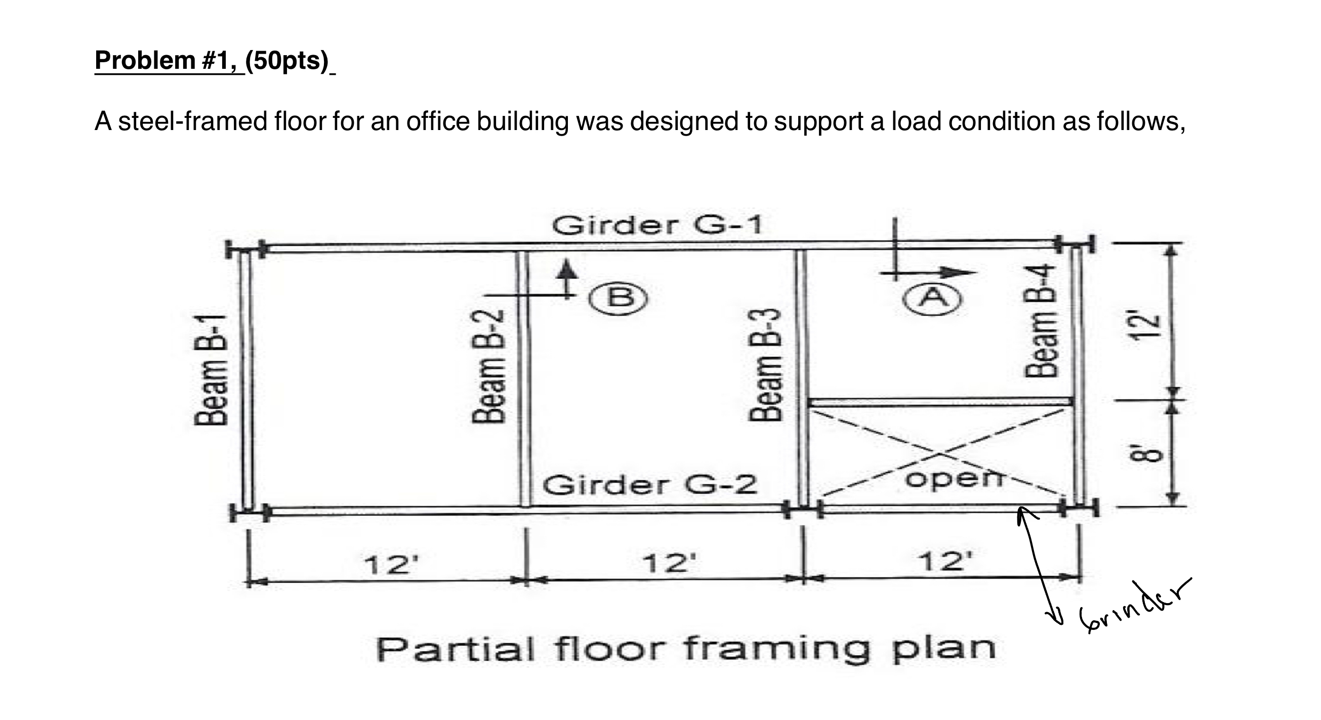 Live Load ( psf ) 5 5 Dead Load Concrete ( # / ft