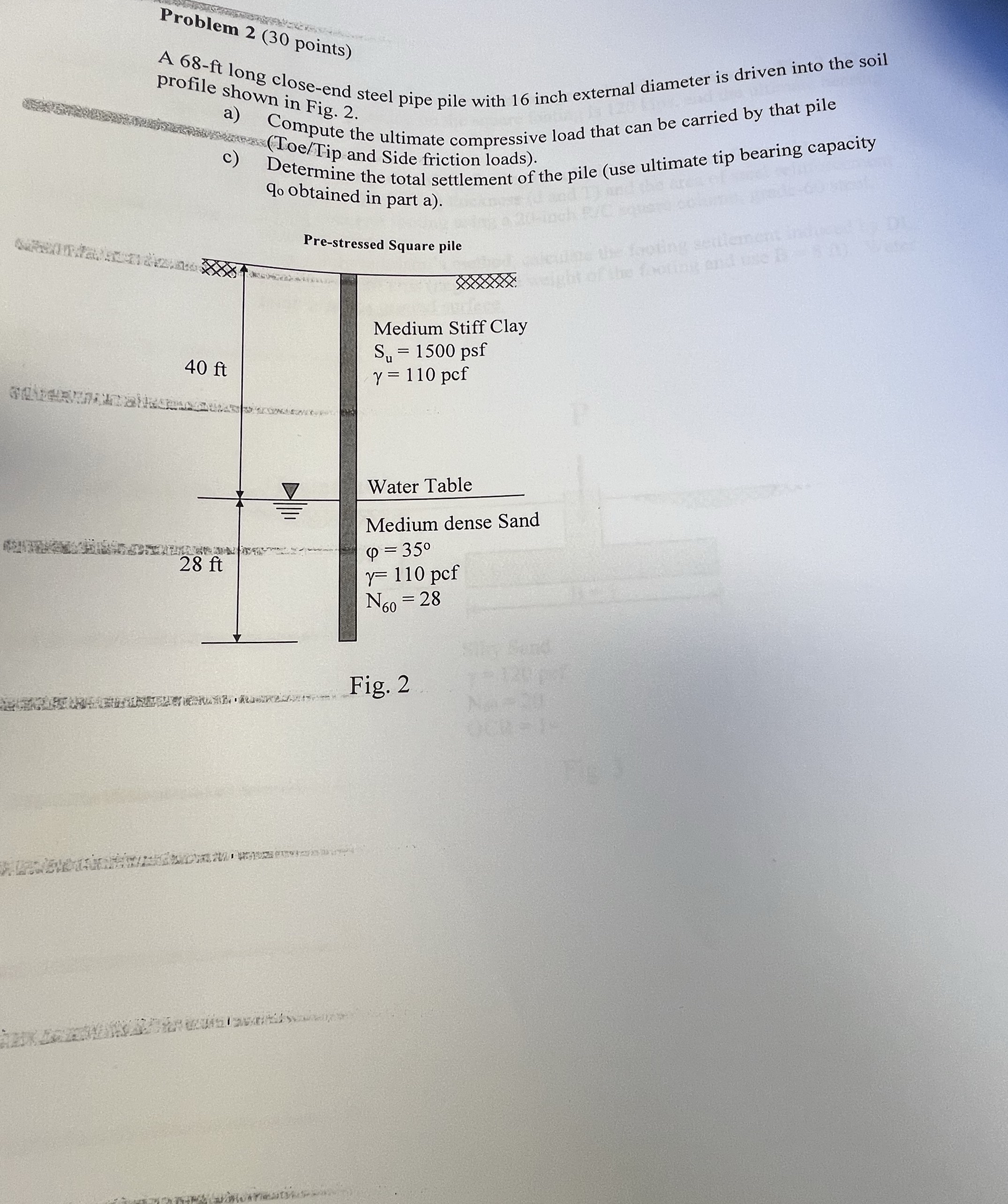 Problem 2 ( 3 0 points ) profile shown in Fig. 2