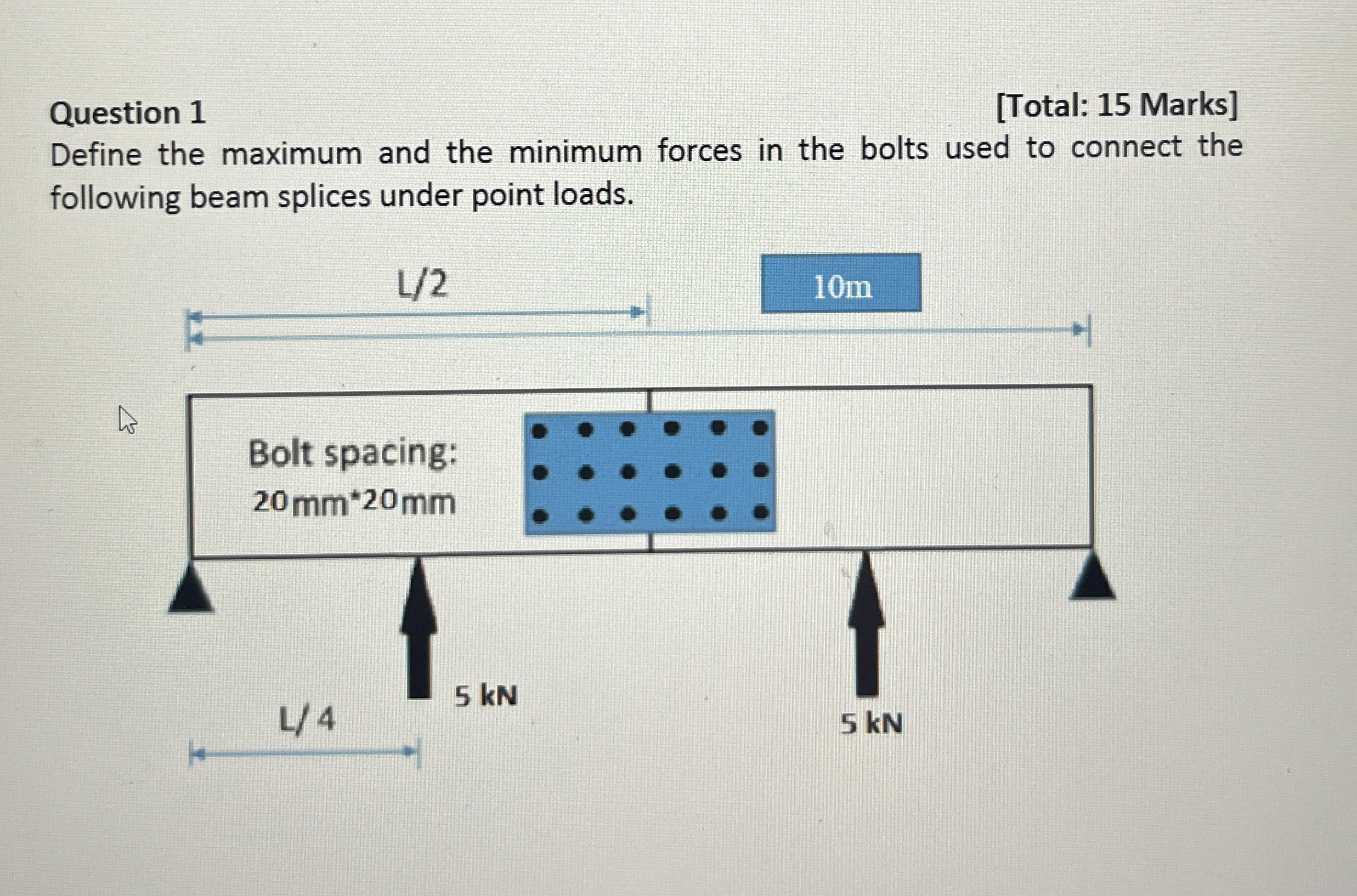 Question 1 [ Total: 1 5 Marks ] Define the