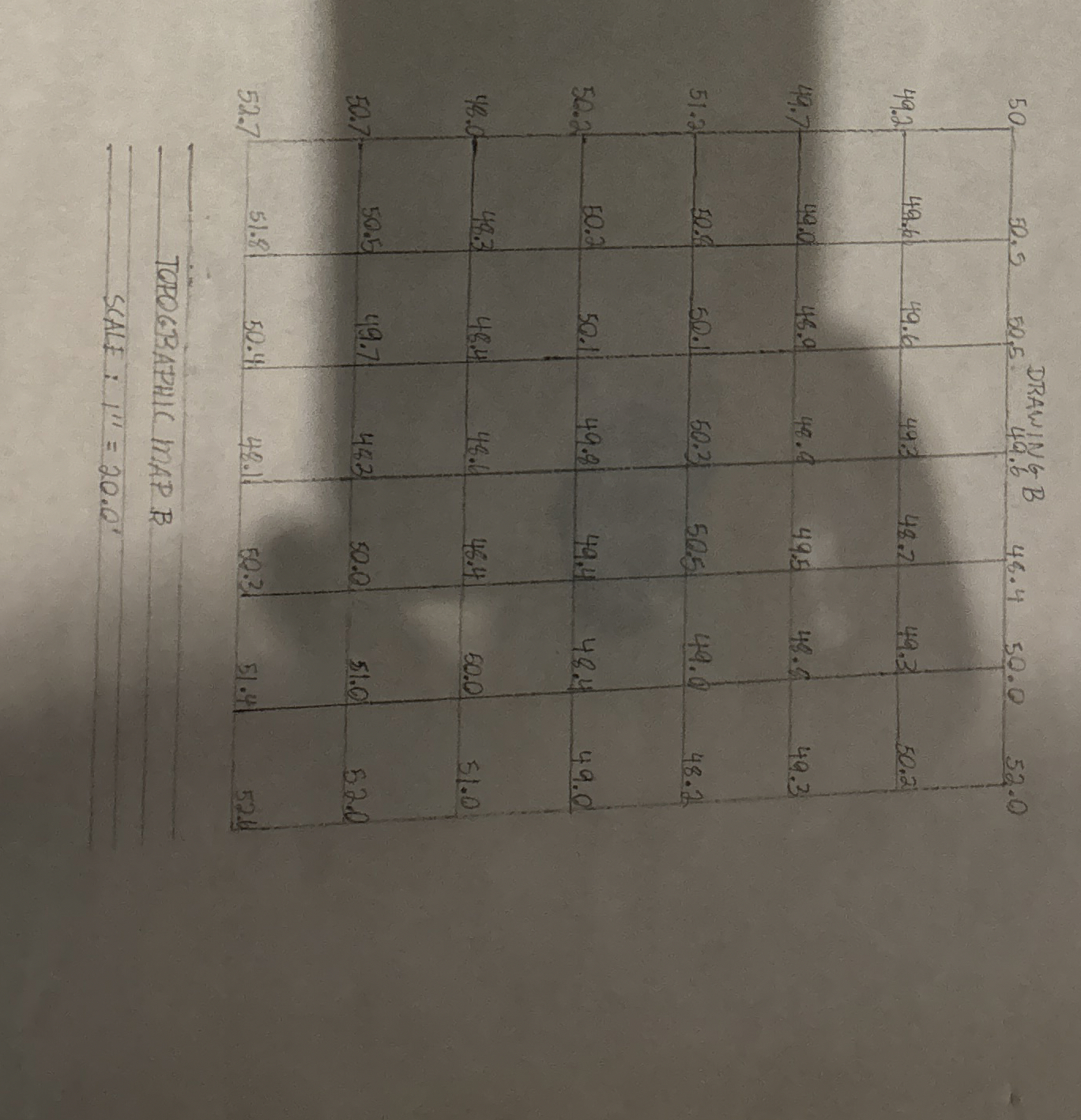 TOPO GBAPHIC MAP B SCALE : I 