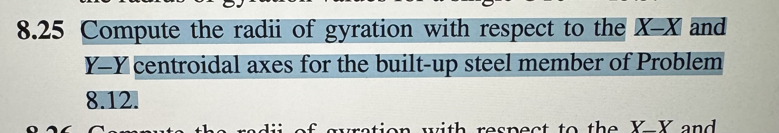8 . 1 2 For the built - up structural steel