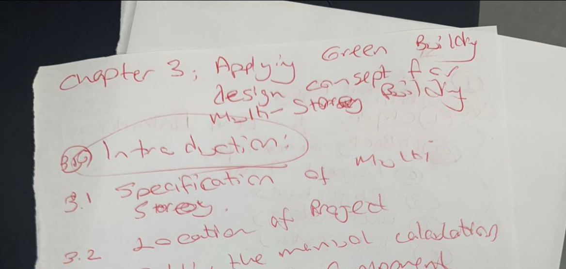 What means Specification of multi story ? Chapter