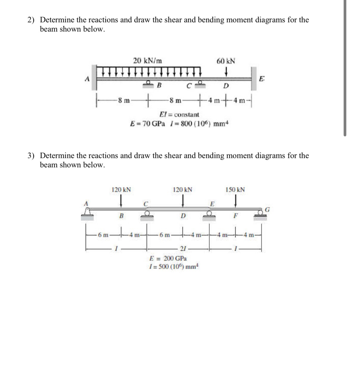 Can you solve problems 2 and 3 as well?Determine