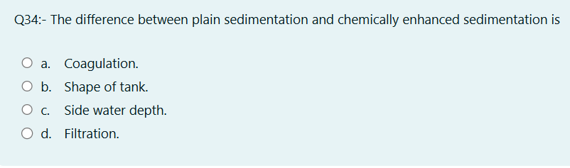 Q 3 4 : - The difference between plain