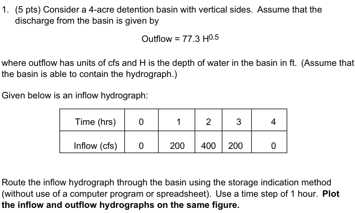 2 . ( 5 pts . ) Consider three triangular inflow