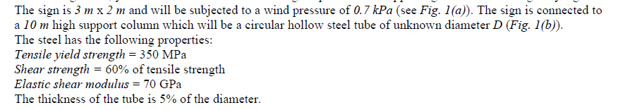 The sign is \ ( 3 \ mathrm { ~m } \ times 2 \