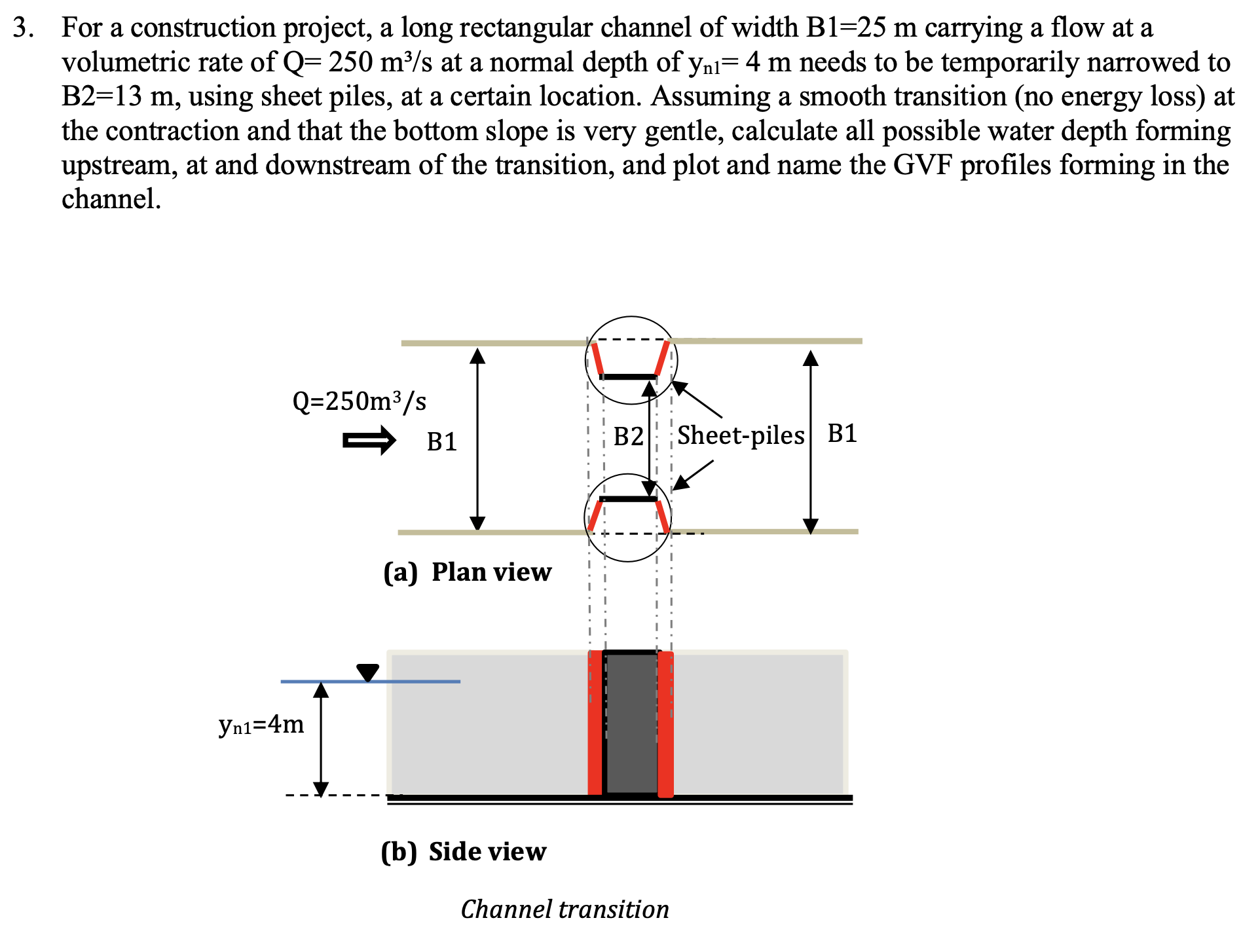 For a construction project, a long rectangular